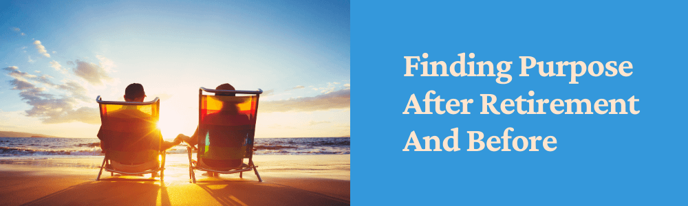 2 retirees sitting on beach