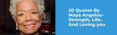 maya angelou 20 quotes