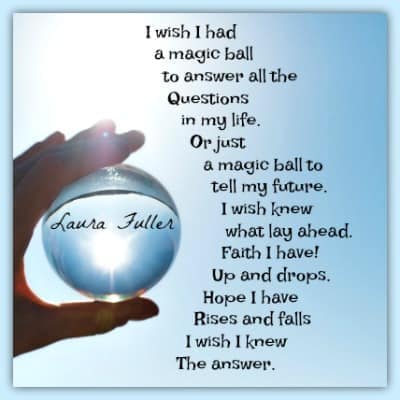 poem by laura, crystal ball