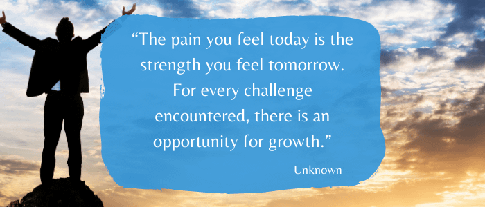 pain gives strength