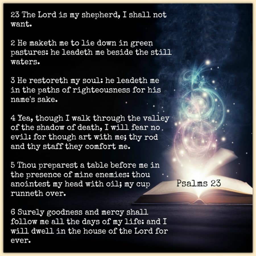 lord's prayer psalm 23